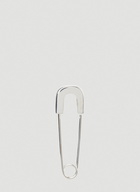 Safety Pin Earring in Silver