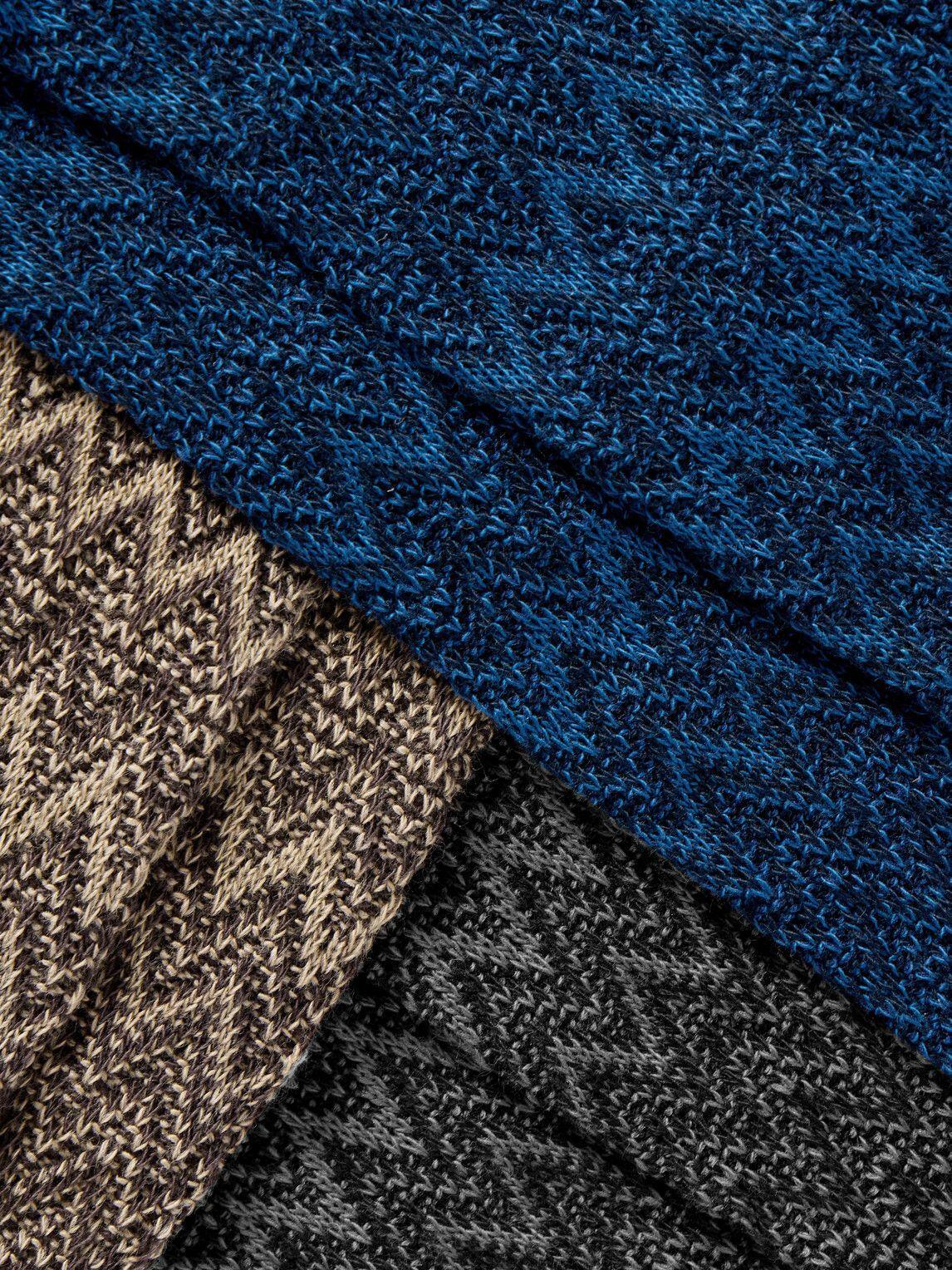 Missoni - Three-Pack Crochet-Knit Cotton-Blend Socks - Multi