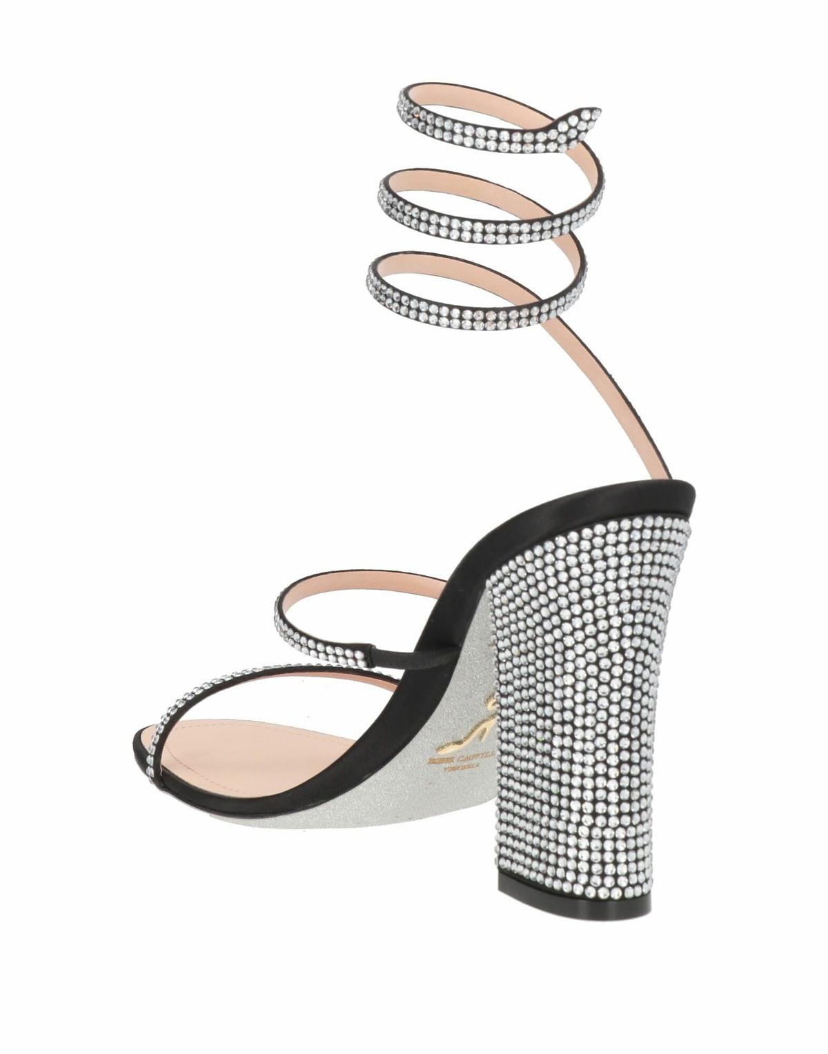 Rene' Caovilla Womens Sandals in Black