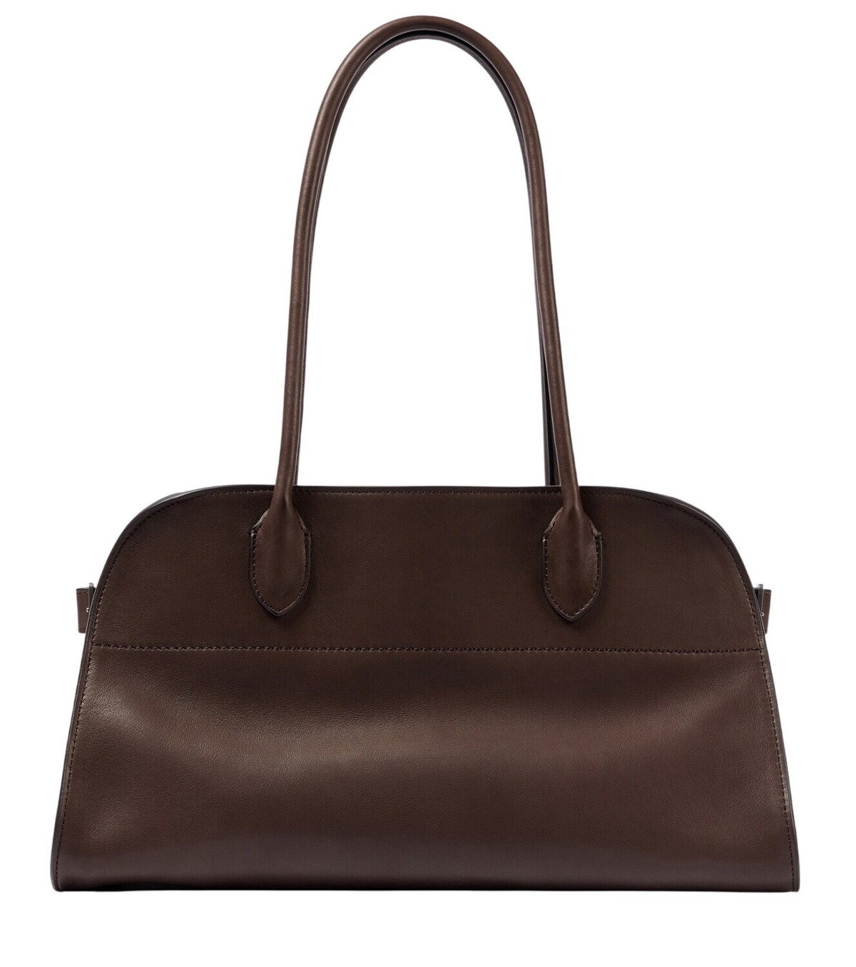The Row Barn Mini leather-trimmed tote bag The Row The Row Barn Mini leather-trimmed tote bag The Row