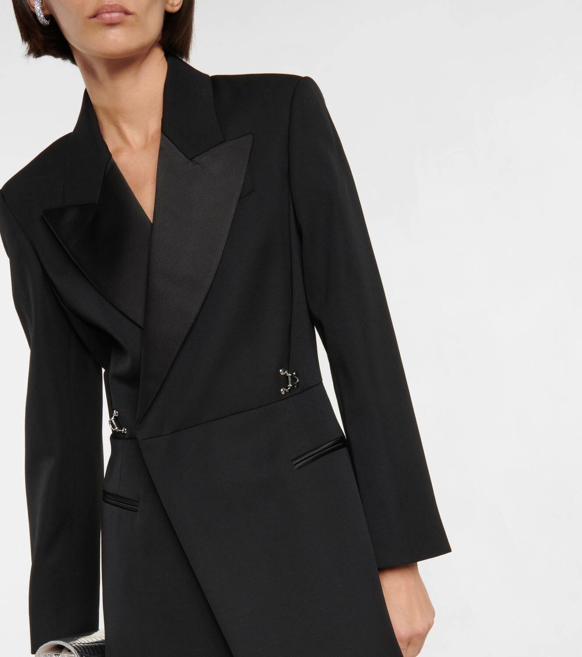ALEXANDER MCQUEEN ASYMMETRIC BLAZER main image 0