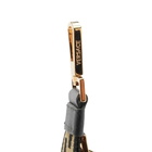 Versace Men's Greek Band Keyring in Black/Gold