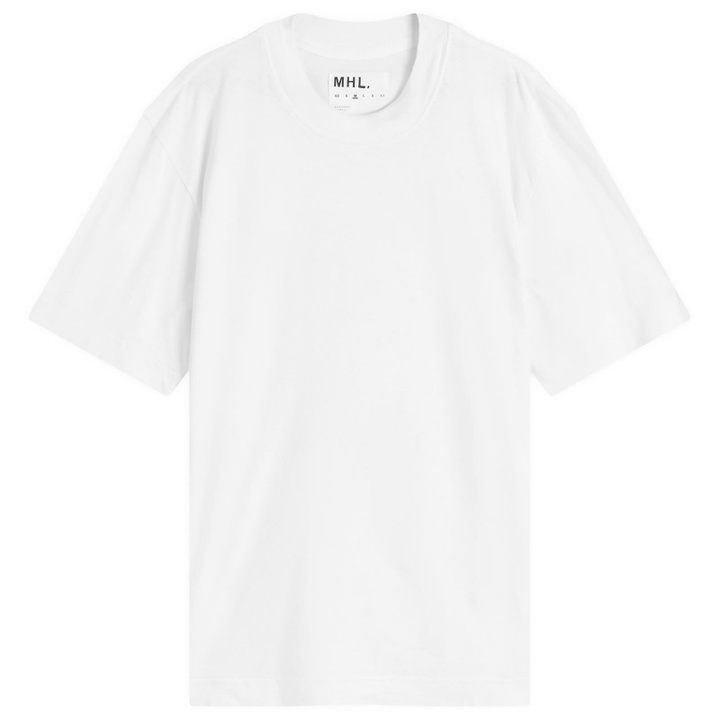 Photo: MHL by Margaret Howell Men's Simple T-Shirt in White