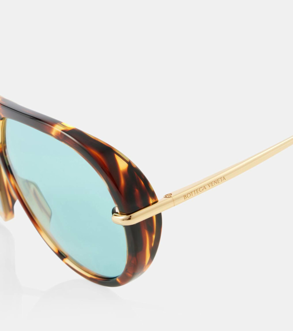 サングラス Bottega Veneta Drop Sunglasses Bottega Veneta® Drop Aviator Sunglasses in Havana/grey. Shop