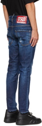 Dsquared2 Blue Faded Skater Jeans