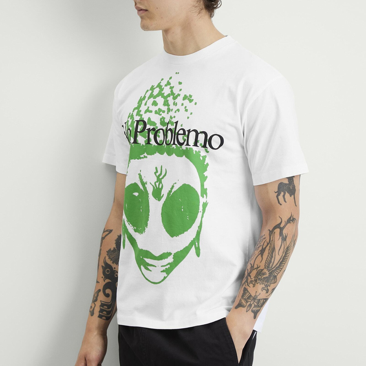 No Problemo Men's SIDD T-Shirt in White