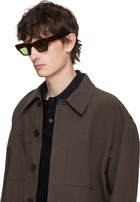 Jil Sander Brown Oliver Peoples 'Edition 3' Cat Eye Sunglasses