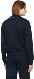 Thom Browne Navy Crewneck Sweatshirt