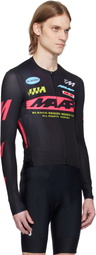 MAAP Black Bleach Design Werks Edition Pro Air LS Jersey