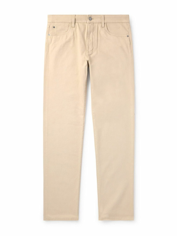 Photo: Loro Piana - Quarona Slim-Fit Straight-Leg Jeans - Neutrals