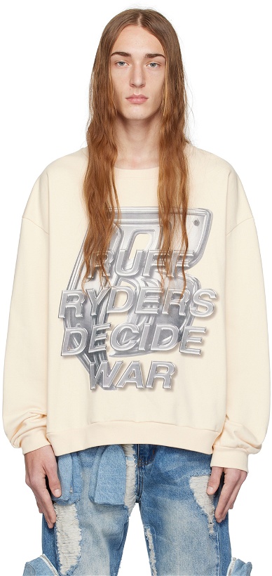 Photo: Who Decides War Off-White Ruff Ryders Edition Sweatshirt