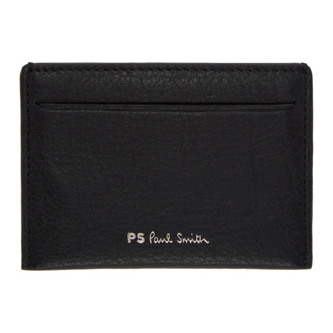 Photo: PS by Paul Smith Black PS Stripe Card Holder