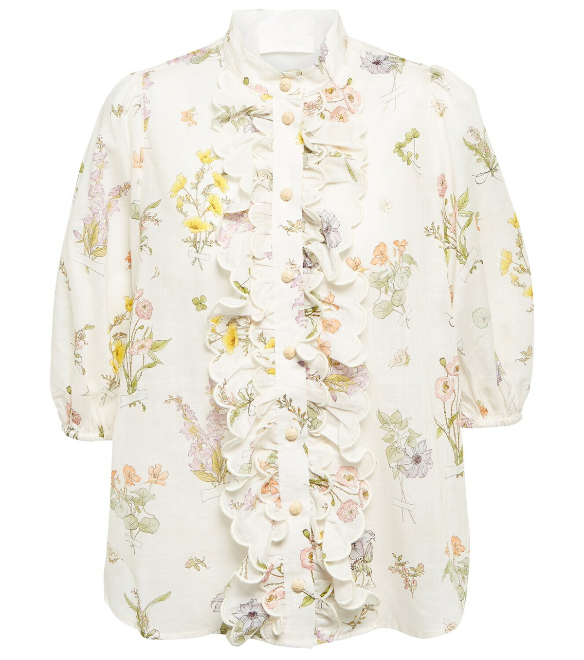 Zimmerman Colorful Striped Cotton Blouse