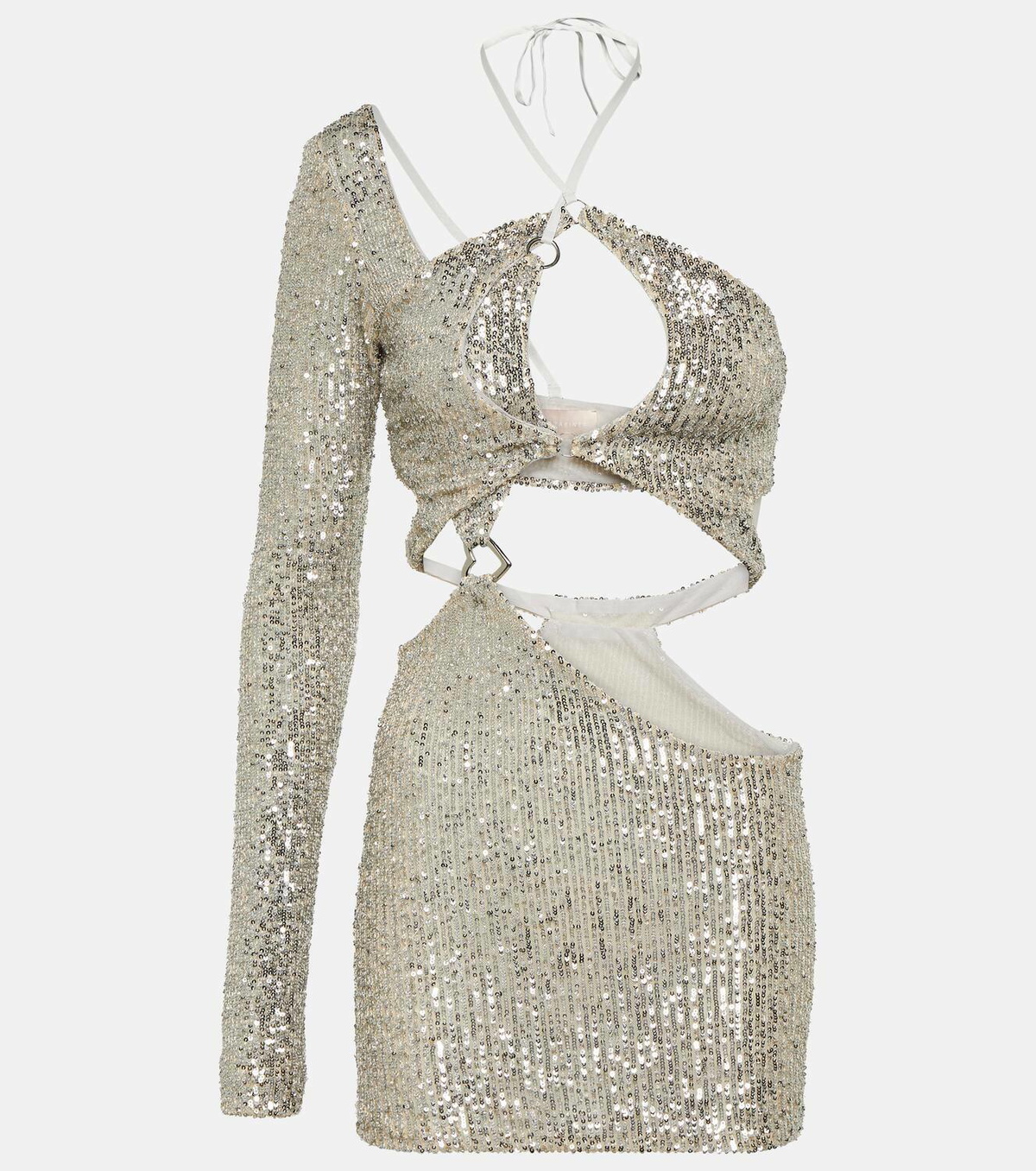 Roberta Einer Banu cutout sequined minidress