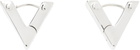 Bottega Veneta Silver Rivet Earrings