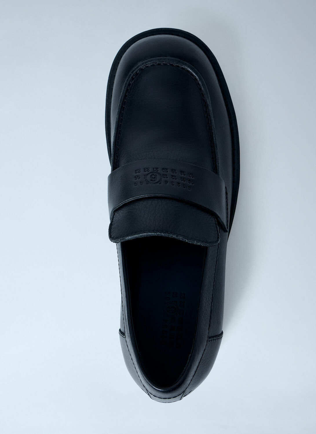 MM6 Maison Margiela Leather Penny Loafers