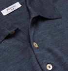 Boglioli - Virgin Wool Polo Shirt - Blue