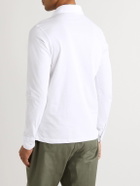 MP Massimo Piombo - Cotton-Jersey Polo Shirt - White