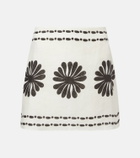 Cala de la Cruz Eve floral linen miniskirt