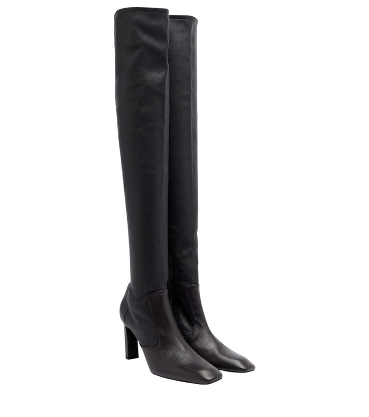 Photo: Toteme Leather over-the-knee boots