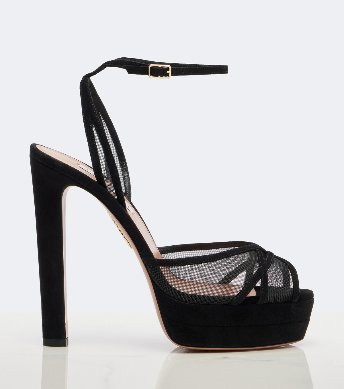 Aquazzura Shear suede platform sandals