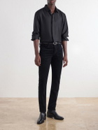 TOM FORD - Slim-Fit Cotton-Blend Corduroy Trousers - Black