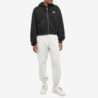 Patta Women's Femme Basic Cropped Zip Up Hooded Sweater in Black