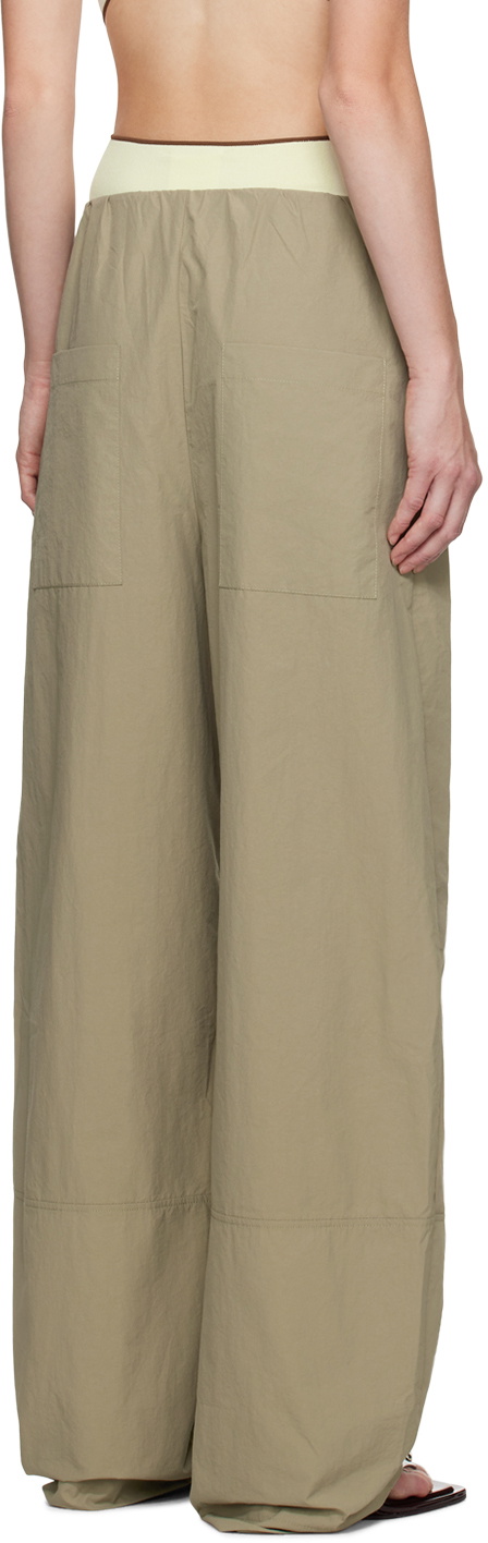 Paris Georgia Khaki Cocoon Track Pants