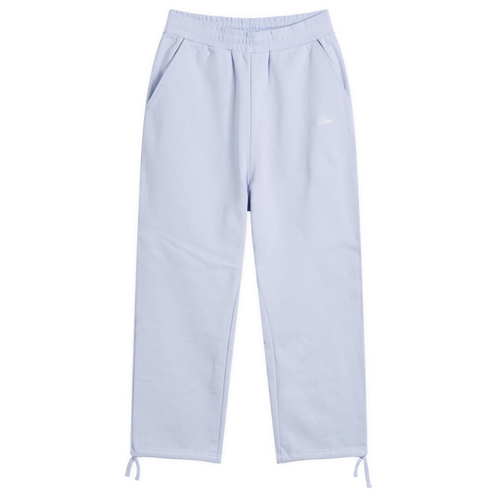Photo: Dime Women's Cursive Small Logo Sweatpants in Gray Lavender