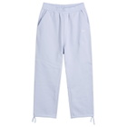 Dime Women's Cursive Small Logo Sweatpants in Gray Lavender