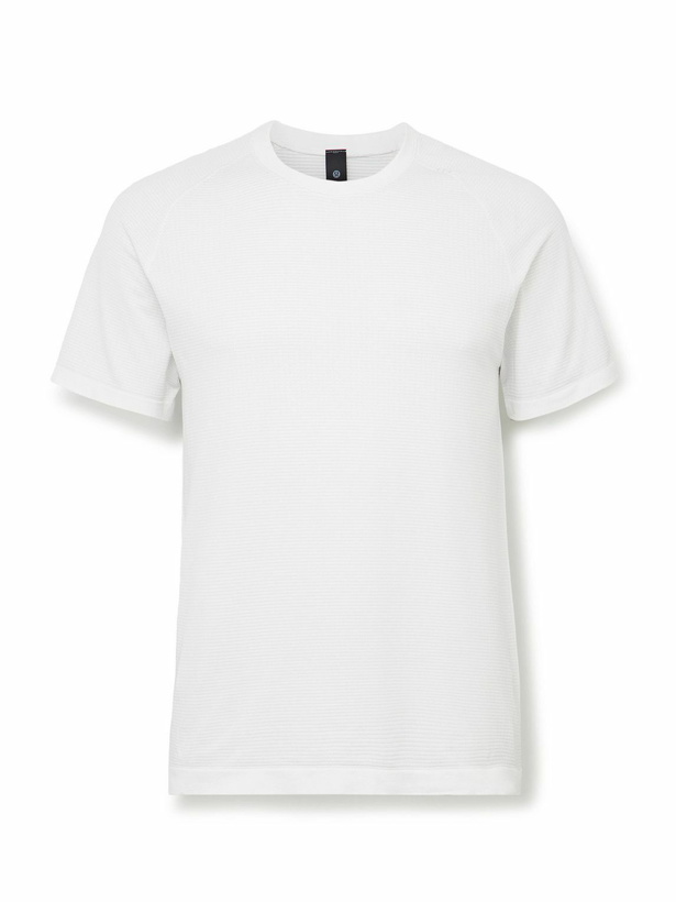 Photo: Lululemon - Metal Vent Tech Stretch-Jersey T-Shirt - White