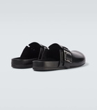 Loewe Ease Buckle leather clogs