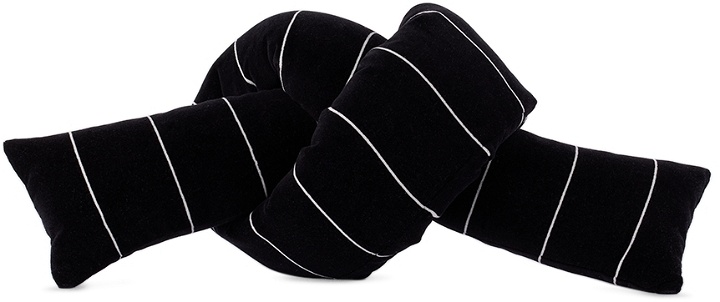 Photo: JIU JIE SSENSE Exclusive Black & White Baby Knot Cushion