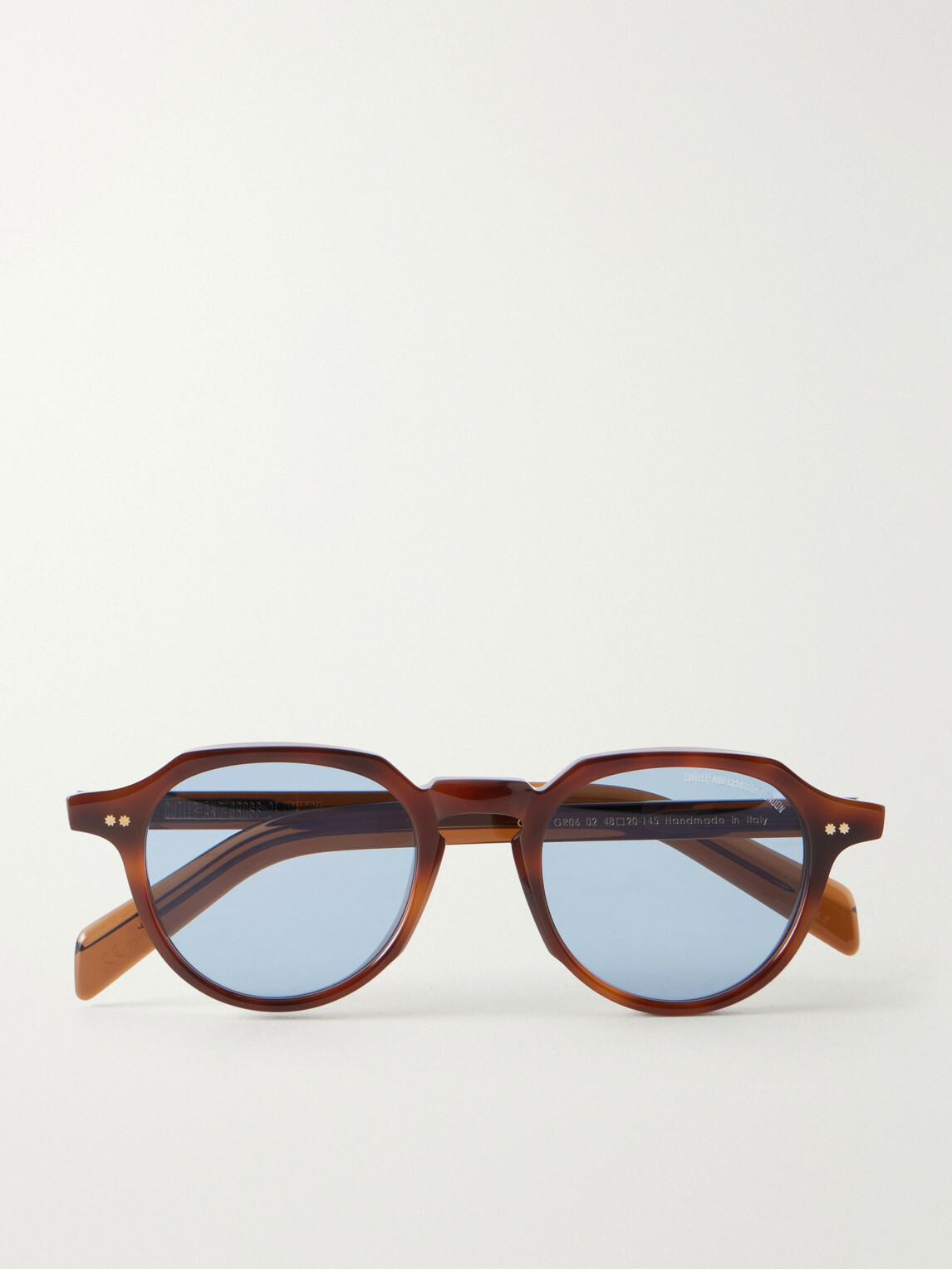 Cutler and Gross - GR06 Round-Frame Tortoiseshell Acetate Sunglasses