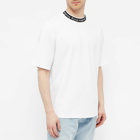 Acne Studios Men's Extorr Logo Rib T-Shirt in Optic White