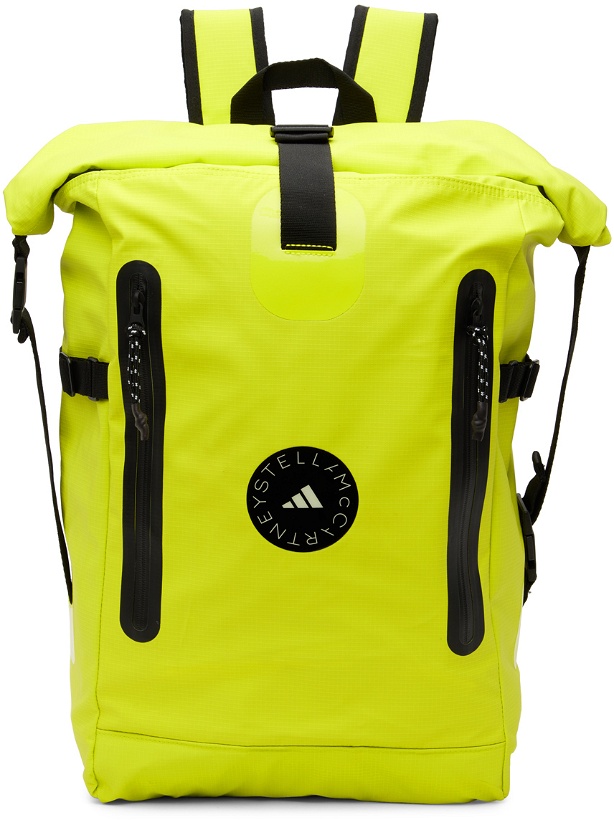 Photo: adidas by Stella McCartney Yellow Logo Backpack
