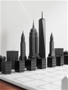 Skyline Chess - New York Vs Los Angeles Acrylic and Marble Chess Set