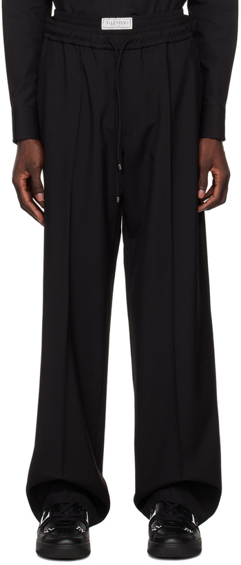 Photo: Valentino Black Layered Trousers