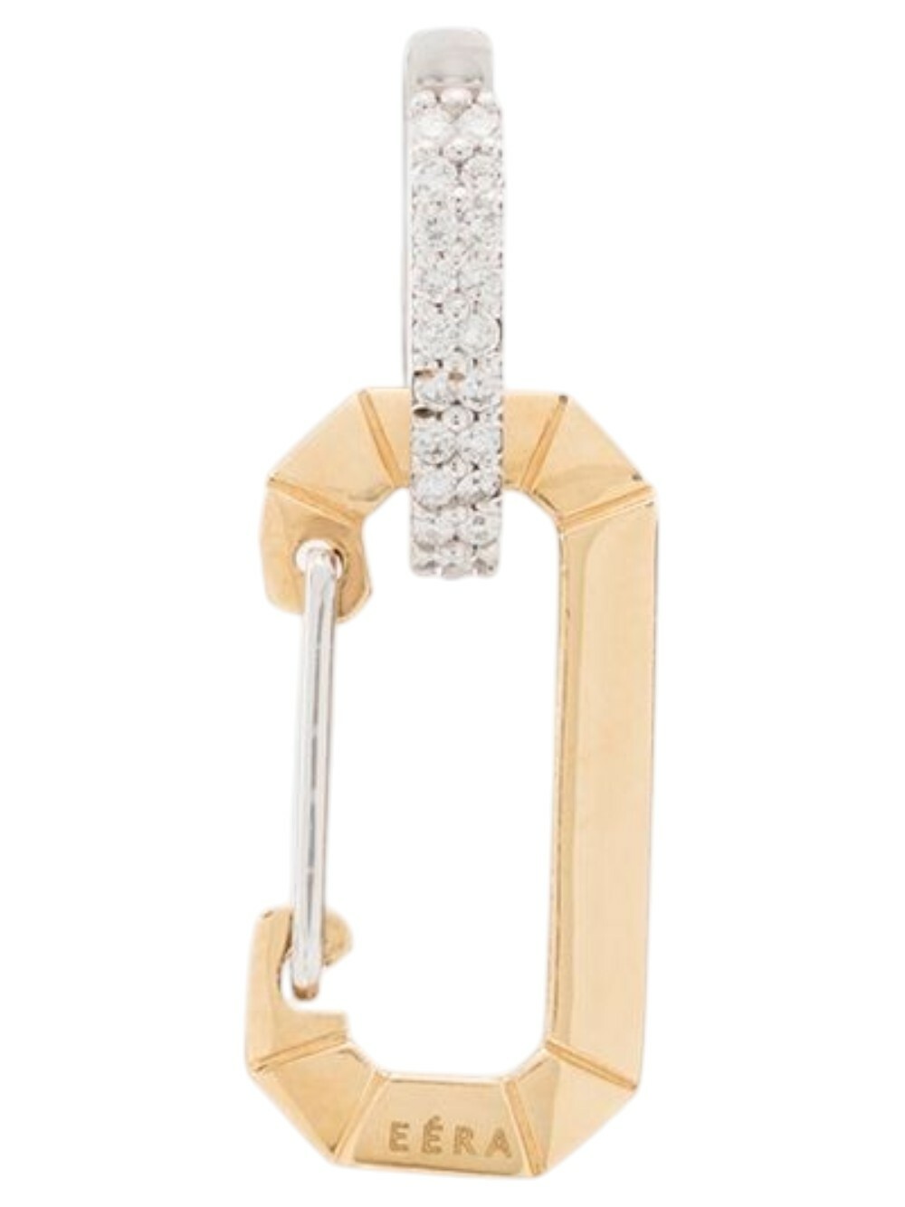 イヤリング Small Chiara Earring in 18 carat Gold and diamonds Eéra Chiara Small 18kt gold single earring with diamonds EÉRA