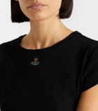 Vivienne Westwood Peru cropped cotton-blend jersey T-shirt