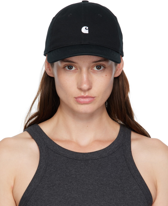 Photo: Carhartt Work In Progress Black Madison Logo Cap