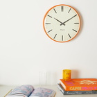 Newgate Clocks Radio City Bowery Dial Wall Clock in Orange