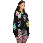 Chopova Lowena Black 'Friends of CL' Zip Hoodie