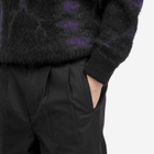 Garbstore Men's Pleated Wide Easy Trousers in Black