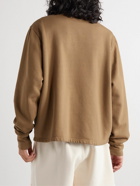 Les Tien - Yacht Cotton-Jersey Sweatshirt - Brown