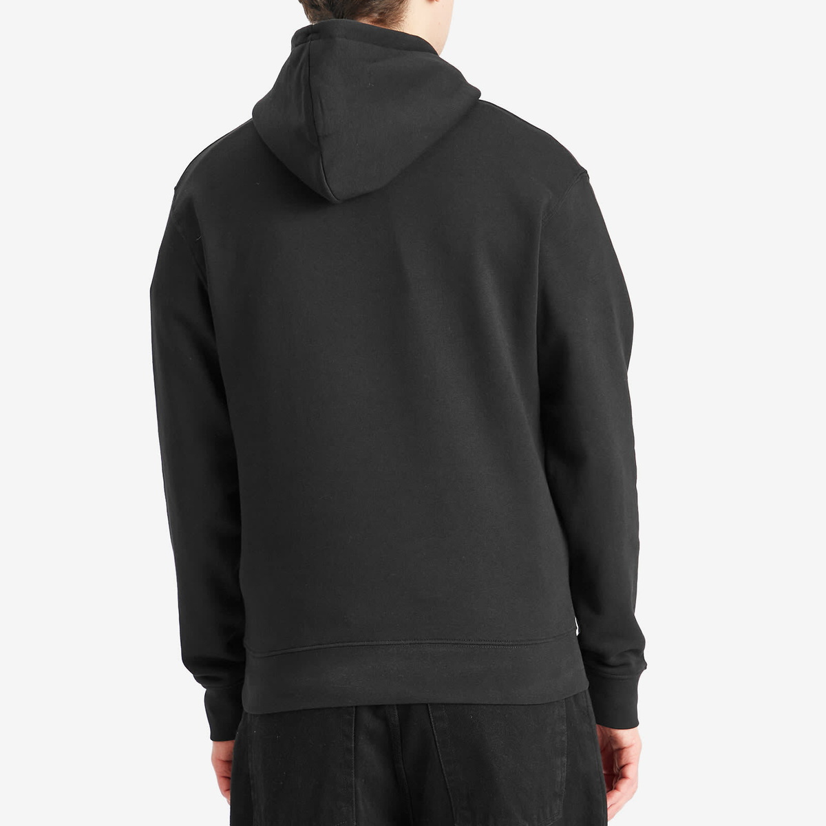 POSTAL Men's Outline Logo Hoodie in Black