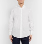 Brunello Cucinelli - Slim-Fit Button-Down Collar Cotton Shirt - Men - White