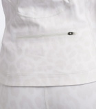 Adidas by Stella McCartney Logo leopard-print jacket