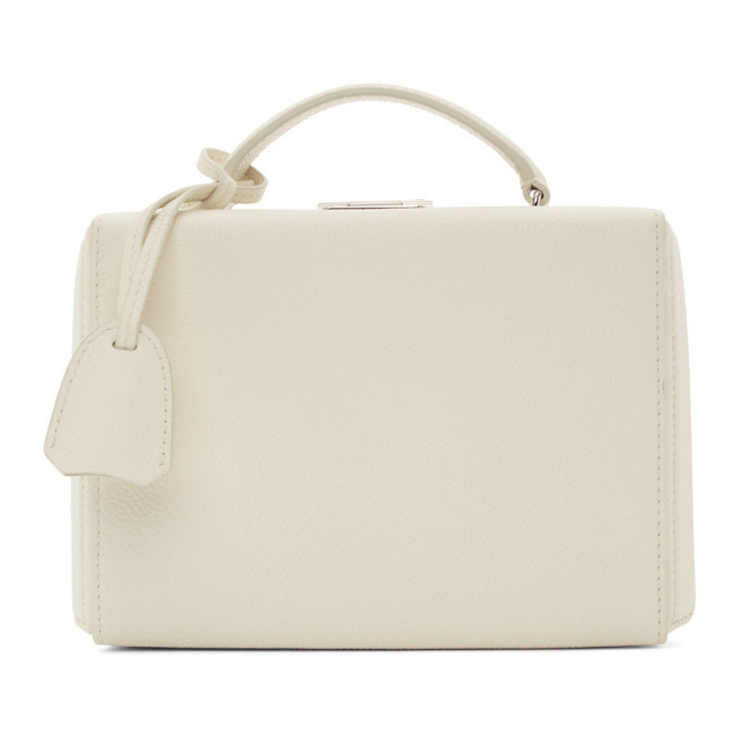 Mark Cross White Small Grace Box Bag
