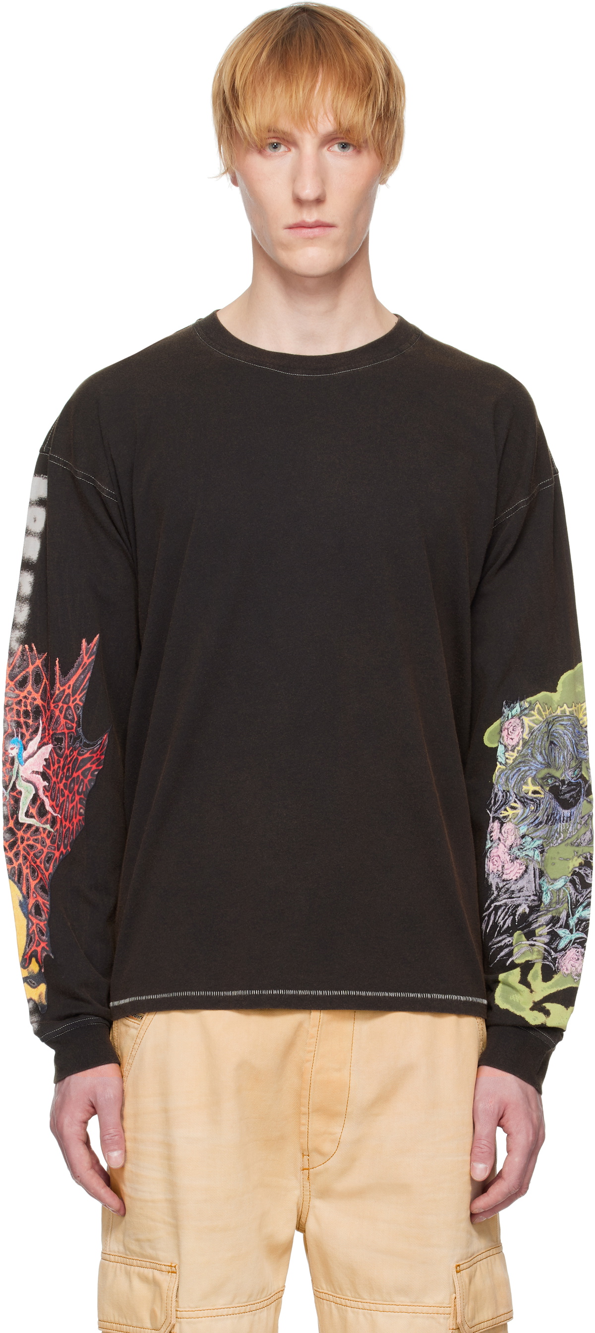 Diesel Sun-faded tank top with side bands - T-Shirts Mens in